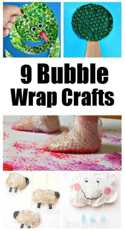 bubble wrap crafts